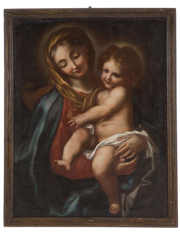 DOMENICO PIOLA - Painting "MADONNA WITH CHILD"