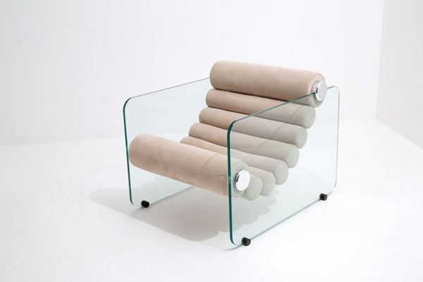 FABIO LENCI - Hyaline armchair for COMFORT LINE