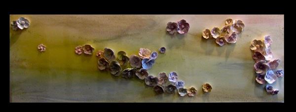 GIOVANNA MALACARNE - Mixed technique "FLOWERS"