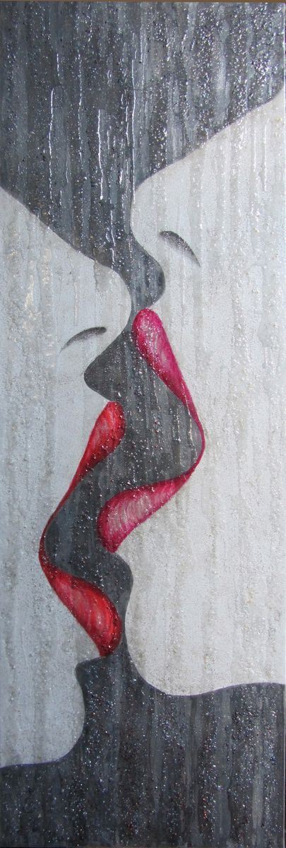 GIOVANNA MALACARNE - Mixed technique "LIPS"