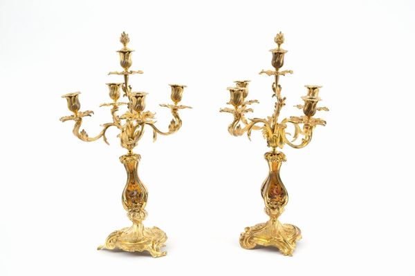 Pair of candelabra
