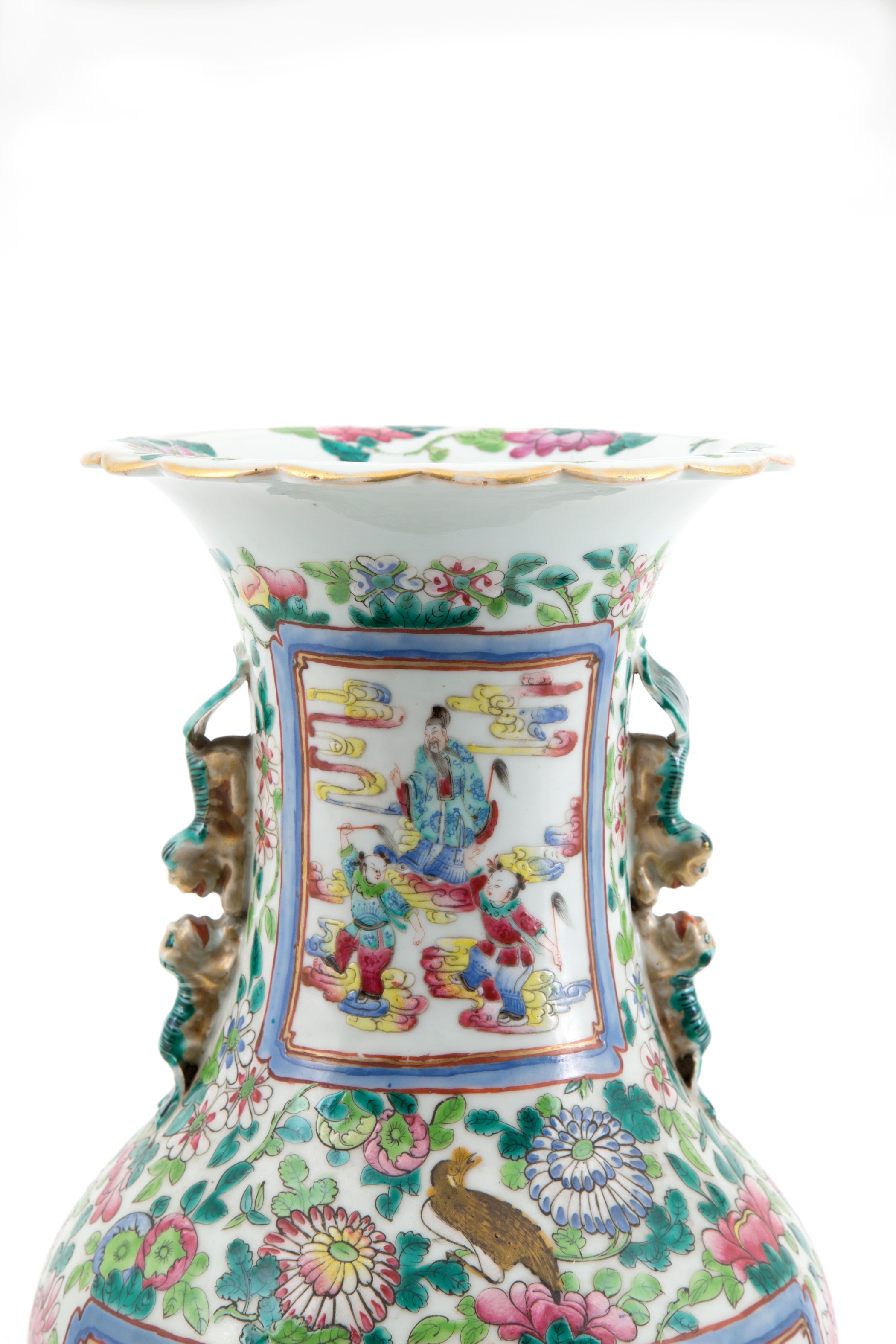 Vaso in porcellana Famiglia Rosa