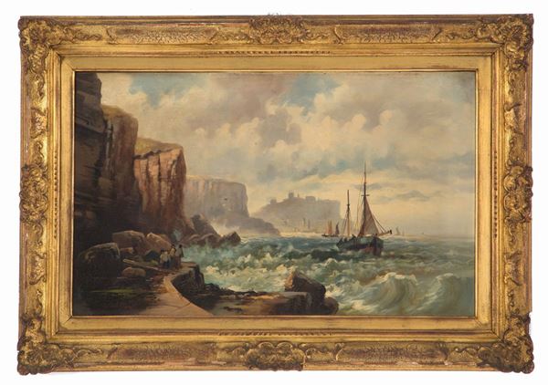 George Callow - Painting "SEA LANDSCAPE"