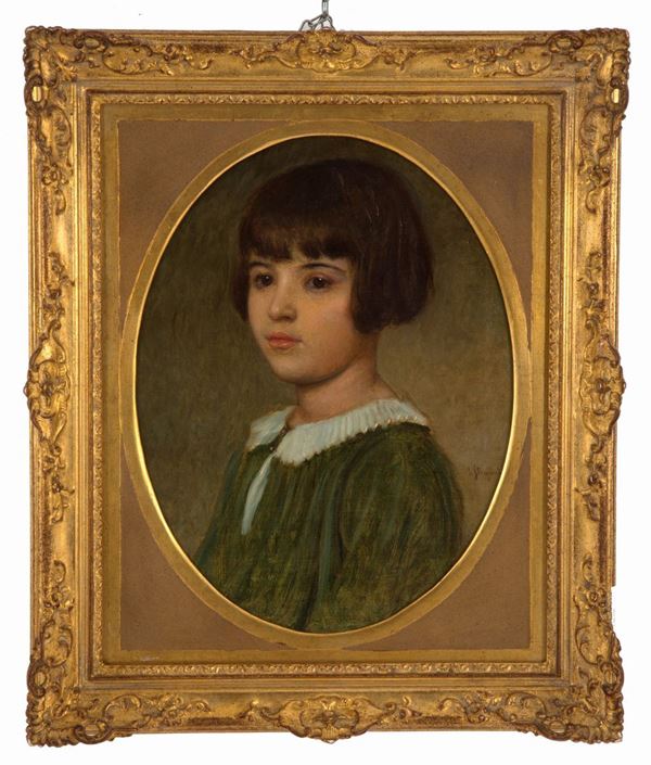 CARLO  STRAGLIATI - Painting "GIRL"