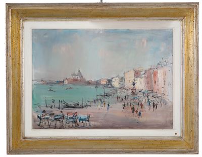 Dipinto "riva degli Schiavoni a Venezia"