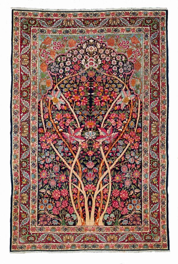 * Kirman carpet