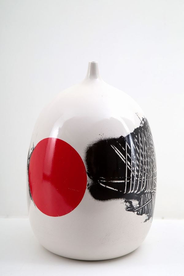 EMILIO SCANAVINO - Vaso in ceramica