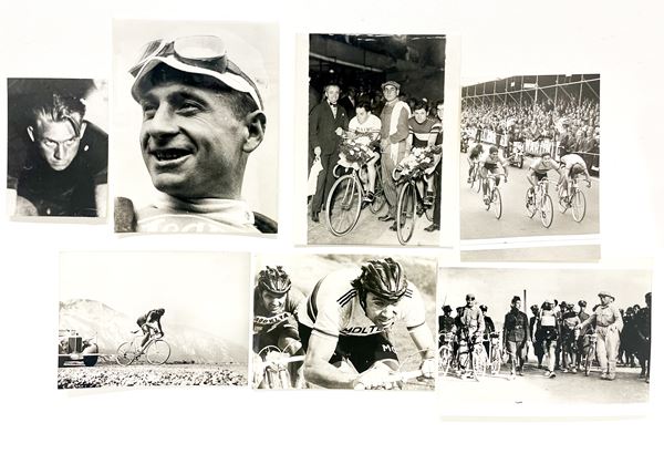 SEVEN CYCLING PHOTOGRAPHS