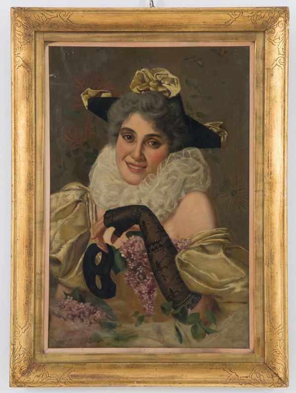 Painting "WOMAN IN MASK"