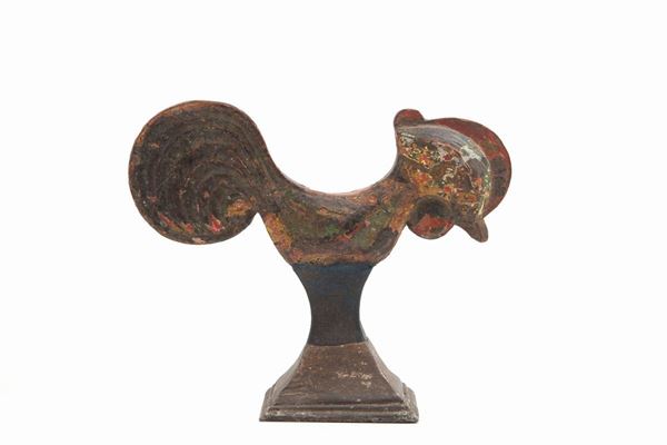 Rooster-shaped headrest