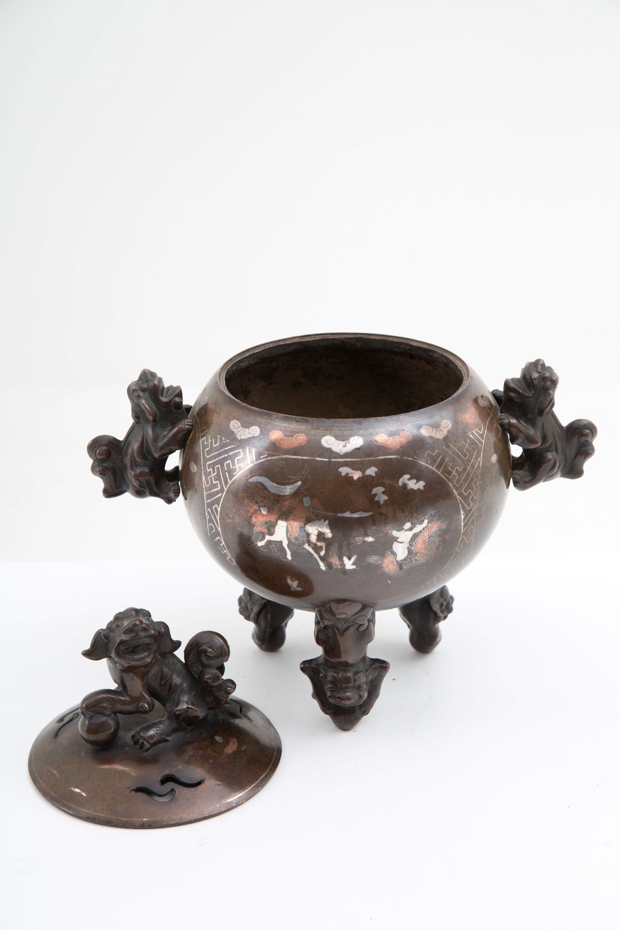 Bruciaprofumi in bronzo