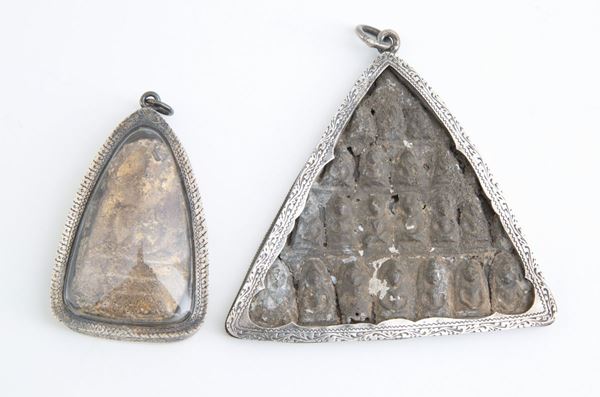 Two pendants with "BUDDHA"