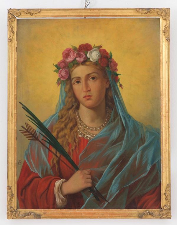 Painting "SANTA ROSALIA"