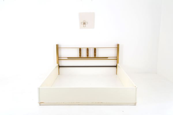 LUCIANO FRIGERIO - Bed with crucifix
