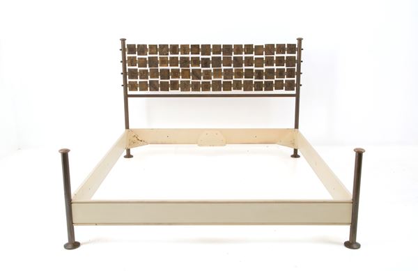 OSVALDO BORSANI,GIO'  POMODORO,ARNALDO POMODORO - Bed for BORSANI VAREDO FURNITURE