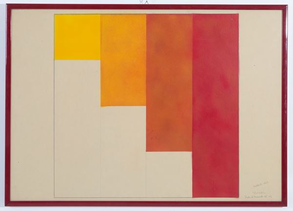 RENATO MAMBOR - Painting "COLOR STUDY ON THE SETTING OF THE SUN"
