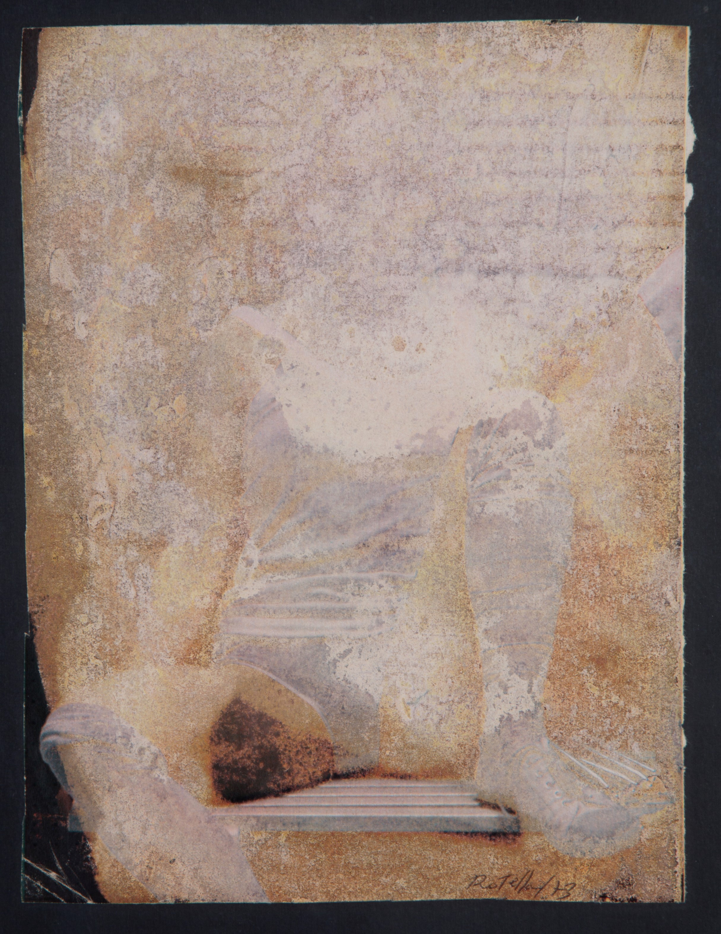 Mimmo Rotella - Effaçage "attesa"