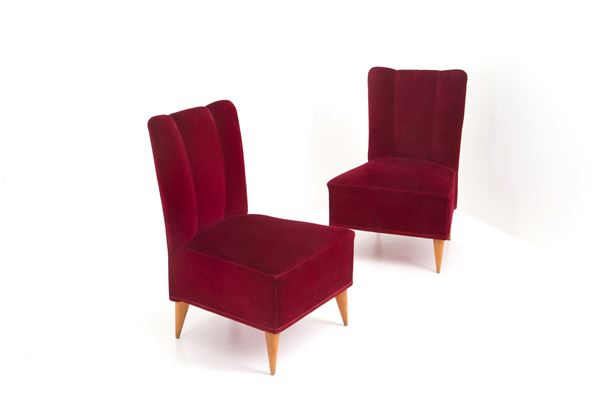 GUGLIELMO ULRICH - Pair of armchairs