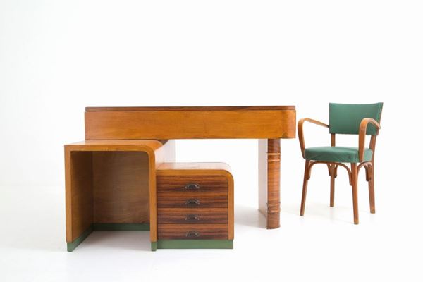 Desk and chair