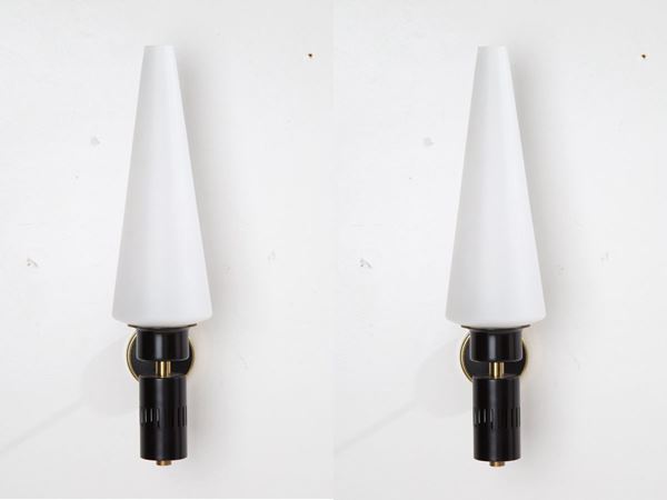 Two wall lights