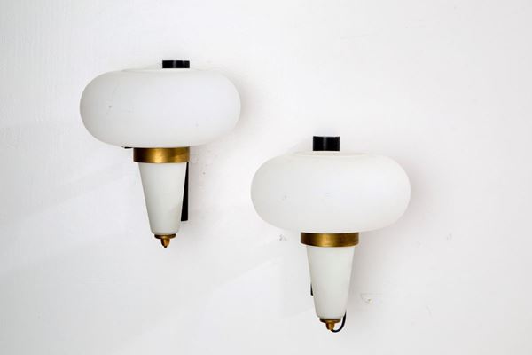 Two wall lights