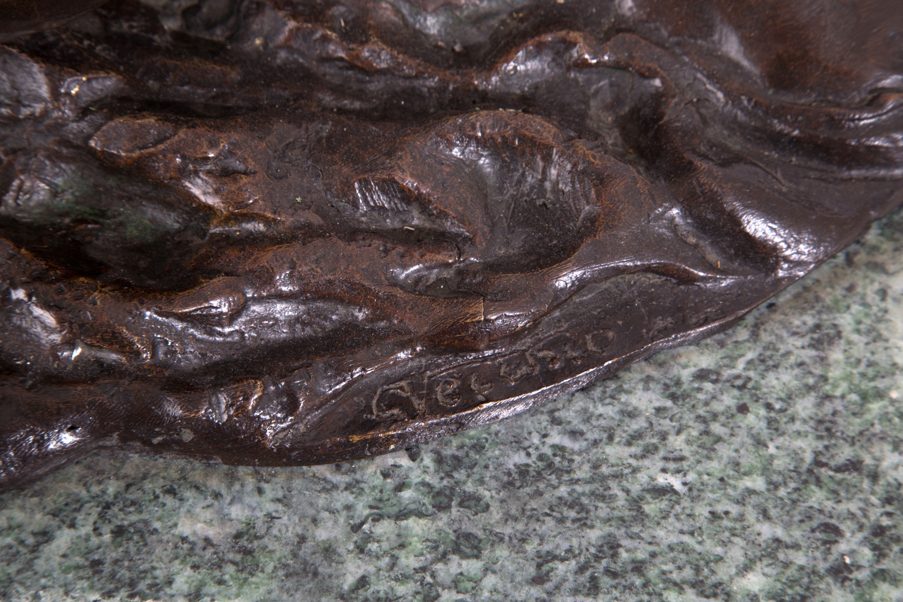 Scultura in bronzo "VOLTO FEMMINILE"