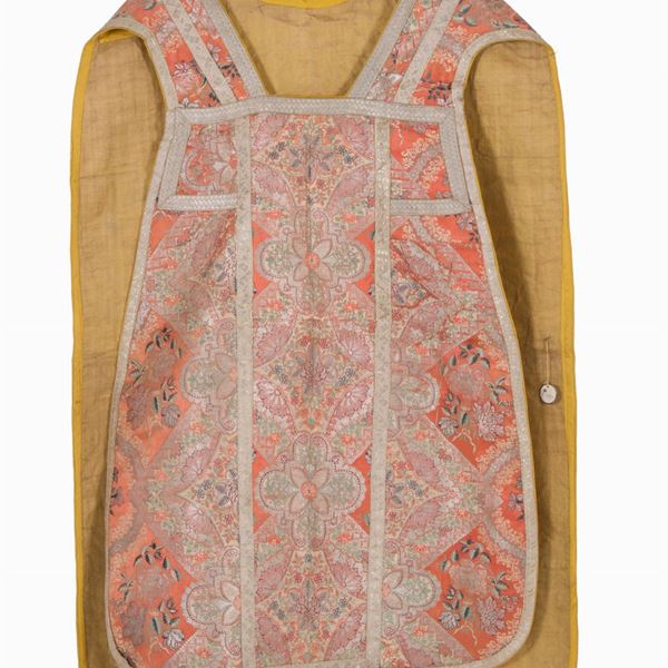 Silk chasuble. Italy