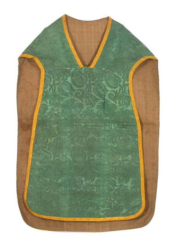 Silk chasuble. Italy