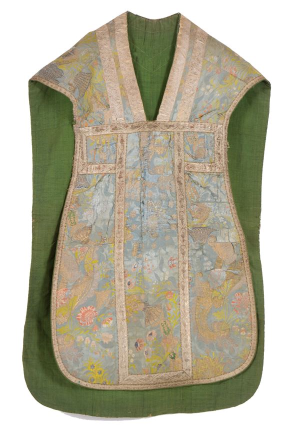 Silk chasuble. Italy