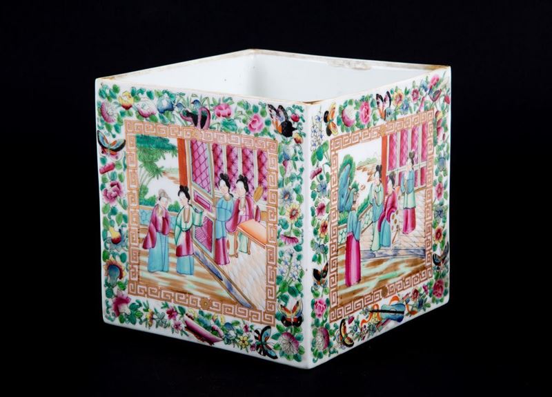 Cachepot in porcellana