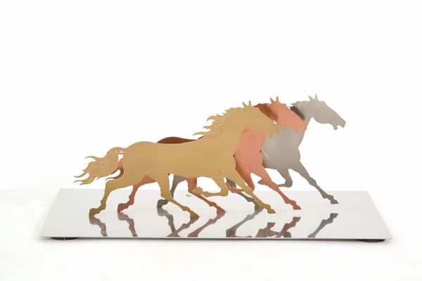 MARIO CEROLI - Multiple "RACING HORSES"