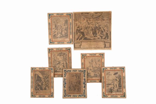 Seven engravings