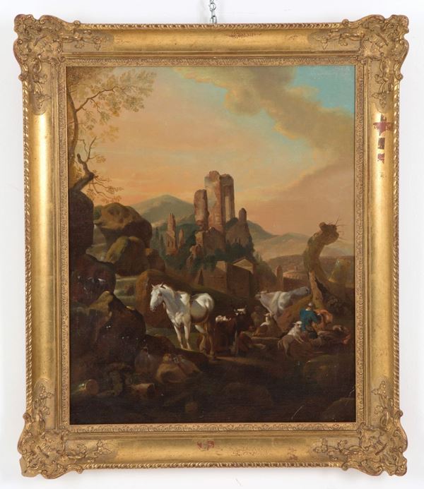 Painting "ANIMATED LANDSCAPE".