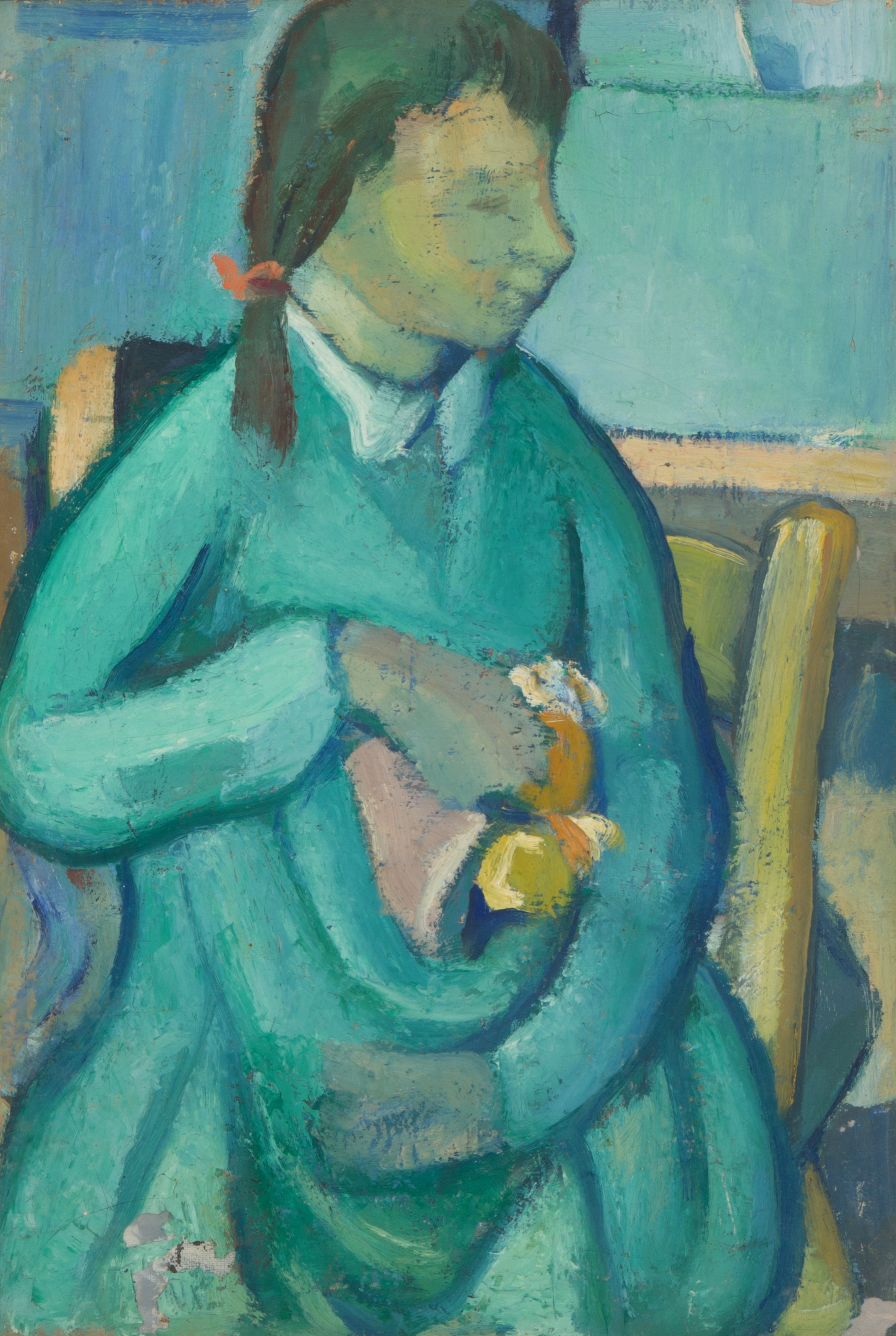 Alessandro Volpi - Dipinto "bambina"