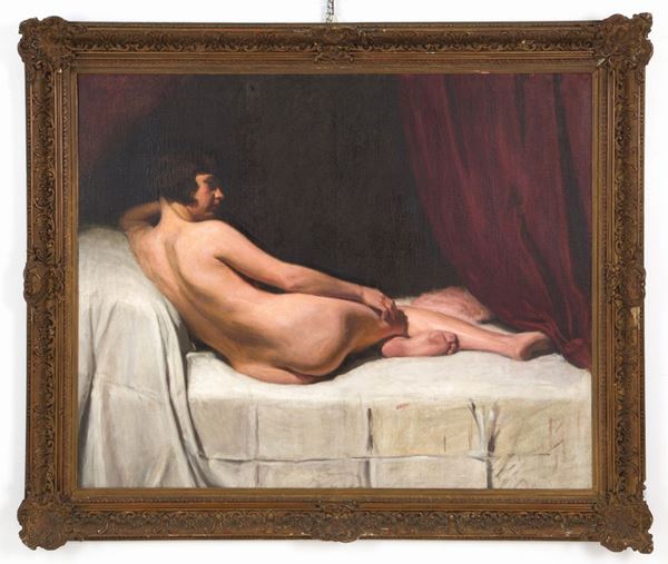 Painting "LAYING FEMALE NUDE"