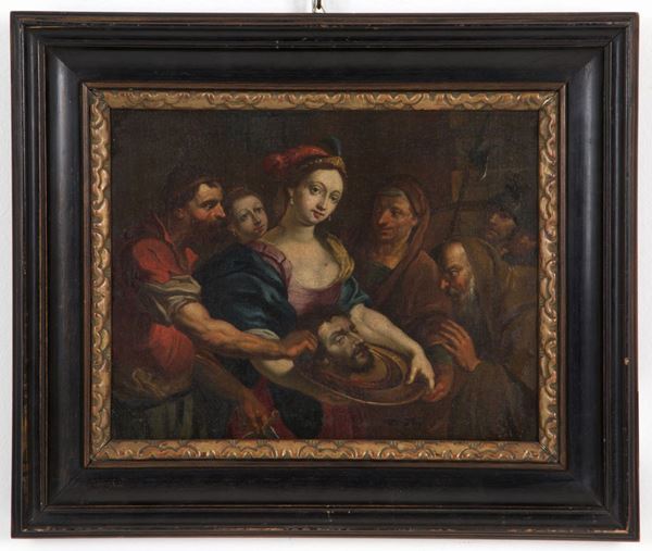 Dipinto "SALOME' CON LA TESTA DEL BATTISTA"