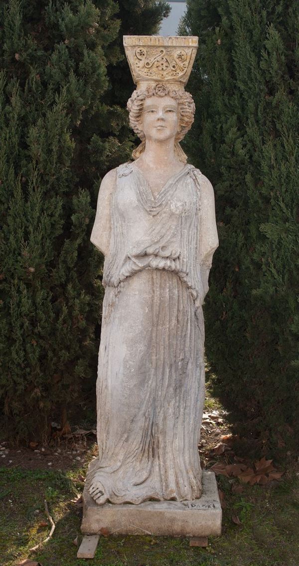 Sculpture "EGYPTIAN WOMAN"  - Auction MILANO DECOR (n° 86) - Viscontea Casa d'Aste