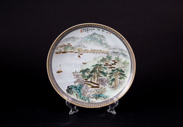 Porcelain plate
