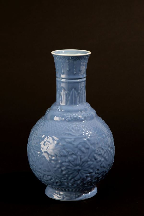 Blue vase