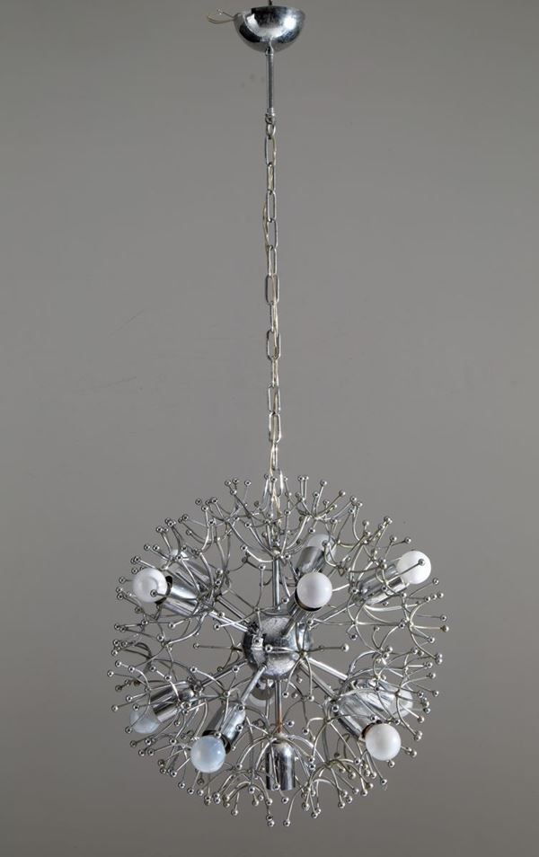 GAETANO SCIOLARI - Lampadario sputnik