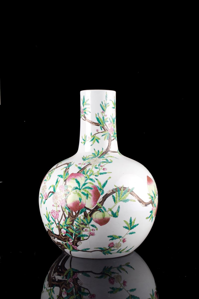 Vaso Tianqiuping "nove pesche"