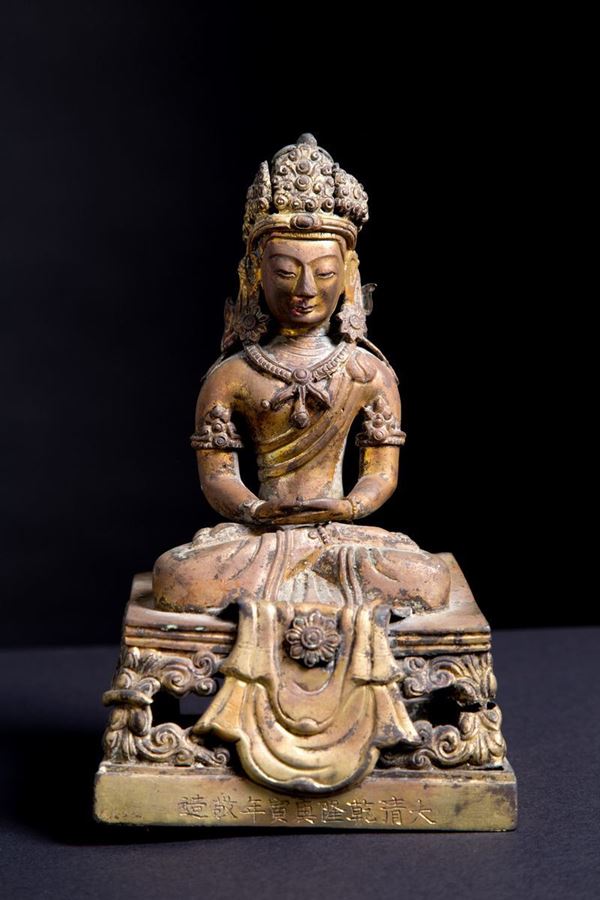 Scultura in bronzo "AMITAYUS"