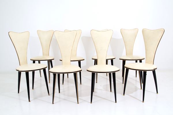 UMBERTO MASCAGNI - Eight chairs
