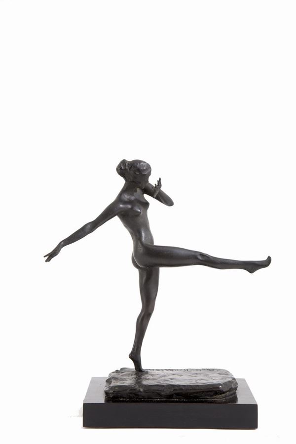 PAVEL PETROVITCH TROUBETZKOY - Sculpture "NAKED DANCER"