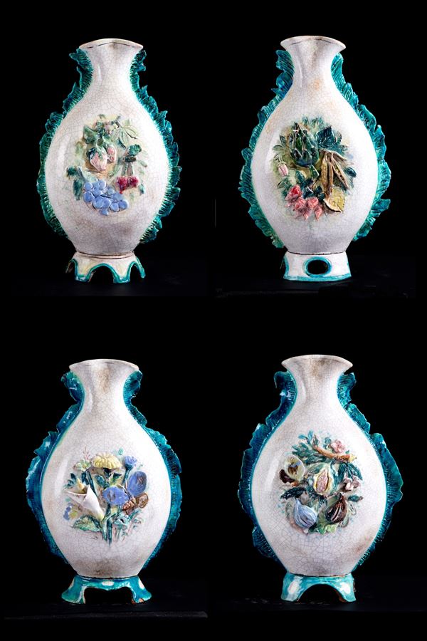 WALTER POSERN - Quattro vasi in ceramica 