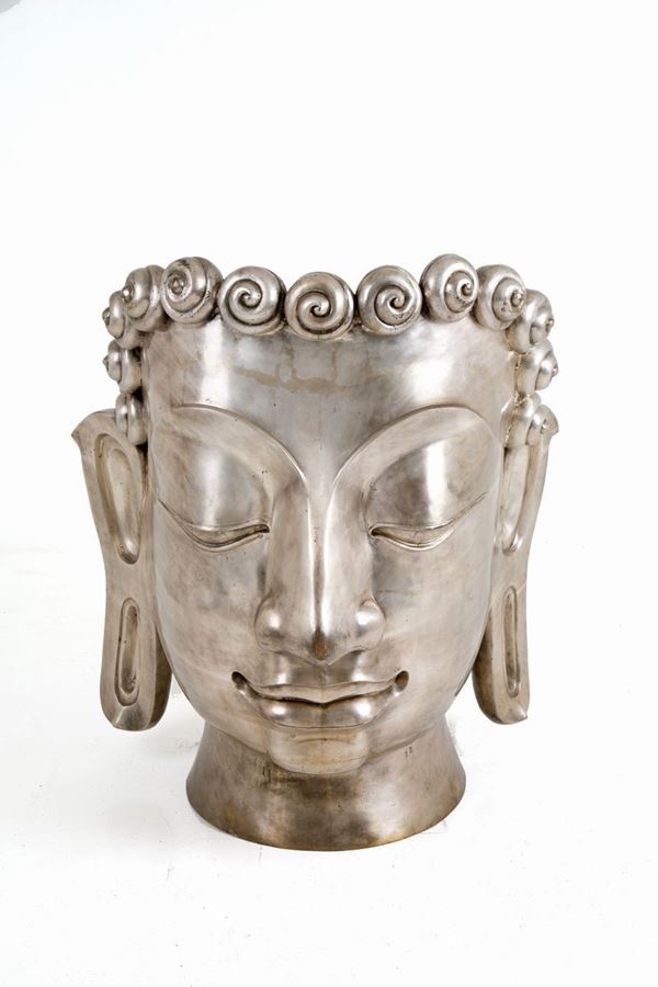 "BUDDHA MASK" sculpture
