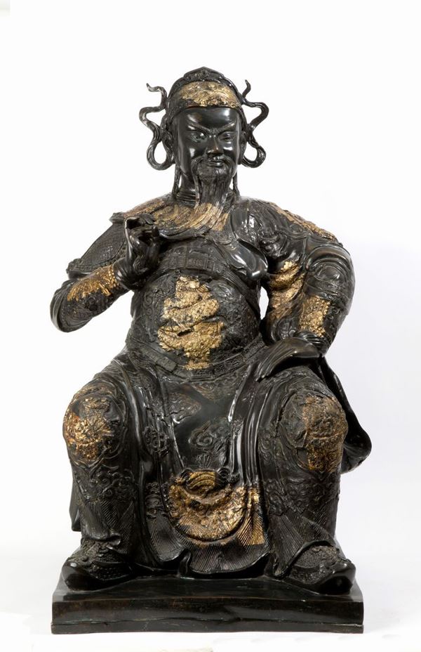 Scultura in bronzo "TAOISTA"