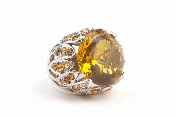 Anello Orange Comete