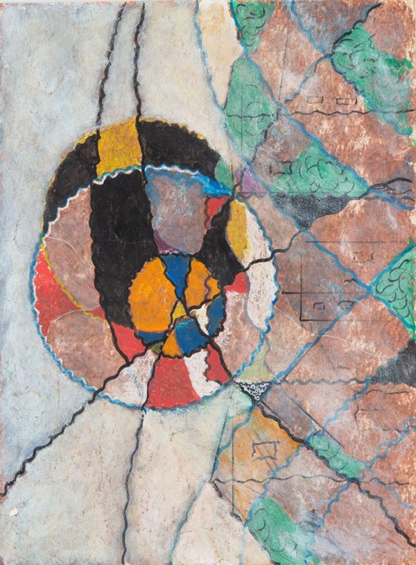 KASIMIR KONSTANTIN MEDUNETSKY - Painting "CONSTRUCTIVIST COMPOSITION"