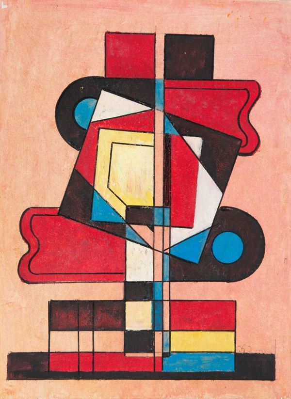 KASIMIR KONSTANTIN MEDUNETSKY - Painting "CONSTRUCTIVIST COMPOSITION"